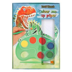 Dino world colour me up papper