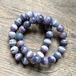 Armband – silkesfluorit 12 mm