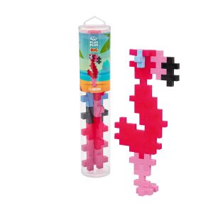 Plus-plus big 15 pc tube – flamingo