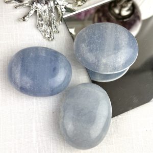 Palmstone – blå kalcit