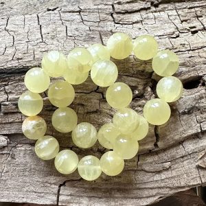 Armband – citronkalcit 15 mm