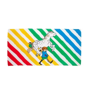 Pippi snedrand bad handduk 140×70 cm