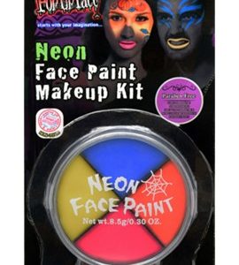 Neon face paint kit