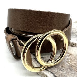 Bälte – ögla brun
