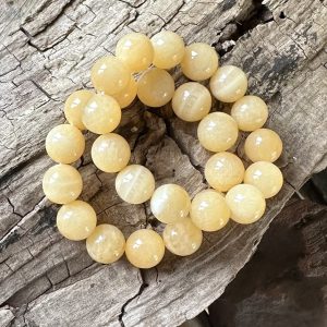 Armband – orange kalcit 16 mm