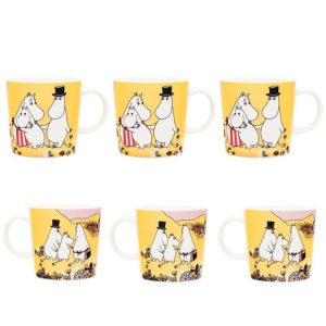 Arabia Muminmugg – Familjemys – 6-pack