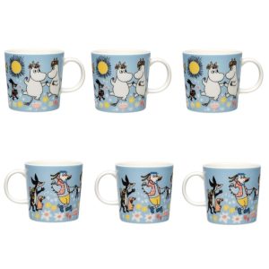 *FÖRBOKA* Arabia Muminmugg – Sommardans – 6 pack