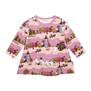 Mumindal klänning rosa