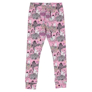 Skördefest långkalsong blå/rosa