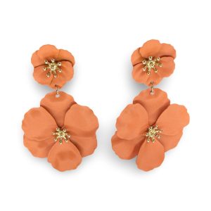 Big flower ear – orange