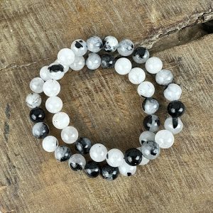Armband – turmalinkvarts 8 mm