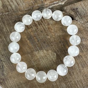 Armband – white bunnyhair 11 mm