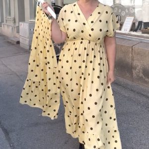 Alice skirt – dot yellow