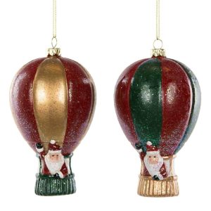 Juldekoration, Tomte i Luftballong – 2-pack