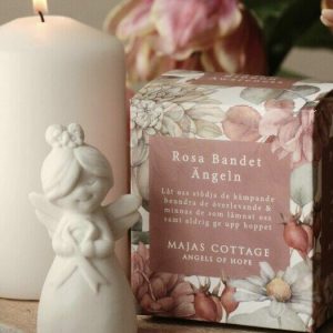 Majas Ängel Rosa Bandet i Gåvobox – Majas Cottage