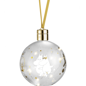 Mumin Dekorationskula med Ledljus – Sparkling Stars