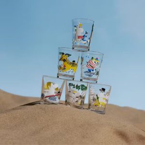 Mumin Dricksglas – Sommar, 6-pack