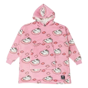 Mumin Jättehoodie – Tupplur, Rosa – Vuxenstorlek