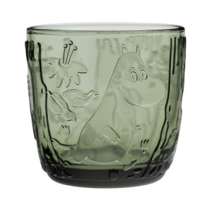Muminglas, 2-pack – Mystisk Skog, Tallgrön