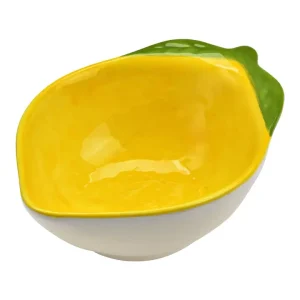 Skål i Keramik – Citron – 12 x8 cm