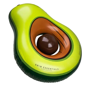 Uppblåsbar Avokado Badring med Badboll