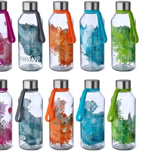 Vattenflaska WisdomFlask – 0,65L – med silikonhandtag