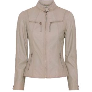 Biker jacket – sand BESTÄLLNINGSVARA!
