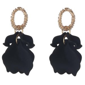 Flake ear – black