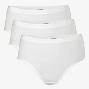 Brieftrosa bomull POLLY vit 3-pack