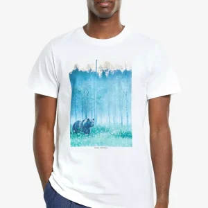 T-shirt Bear STOCKHOLM vit