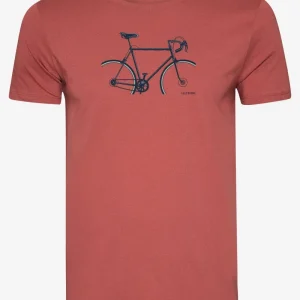 T-shirt Bike crop GUIDE tegelröd