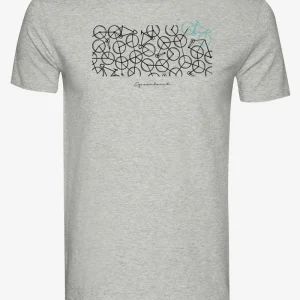 T-shirt Bike mix GUIDE gråmelerad