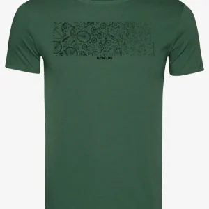 T-shirt Bike slow GUIDE grön