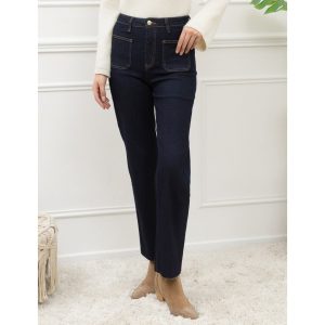 Folyrose flare jeans – dark denim